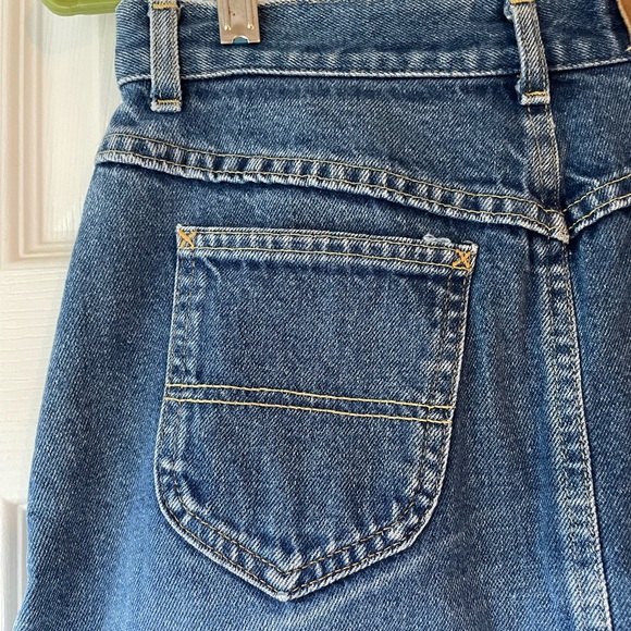 L.L Bean Full Demin Skirt Vintage - Picture 8 of 14